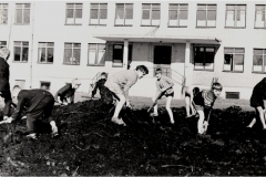 1967 metai. Vaikai tvarko aplinką